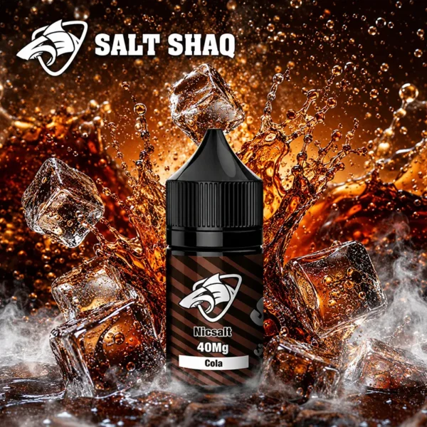 SALT SHAQ 鯊克可樂菸油 Cola 30mL 40mg SALT SHAQ 鯊克可樂菸油 30mL 40mg 尼古丁鹽主圖