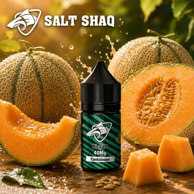 SALT SHAQ 鯊克哈密瓜菸油 Hami Melon Cantaloupe 30mL 40mg 尼古丁鹽主圖