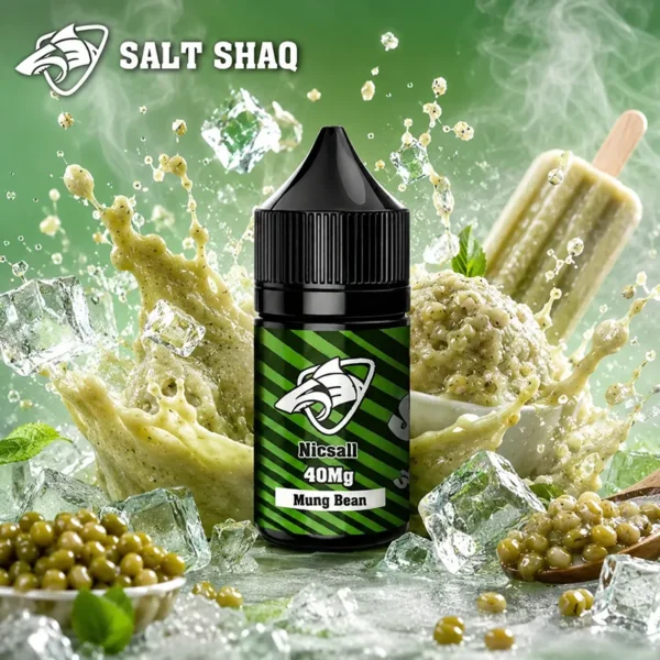 SALT SHAQ 鯊克綠豆菸油 Mung Bean 30mL 40mg SALT SHAQ 鯊克綠豆菸油 Mung Bean 30mL 40mg 尼古丁鹽主圖