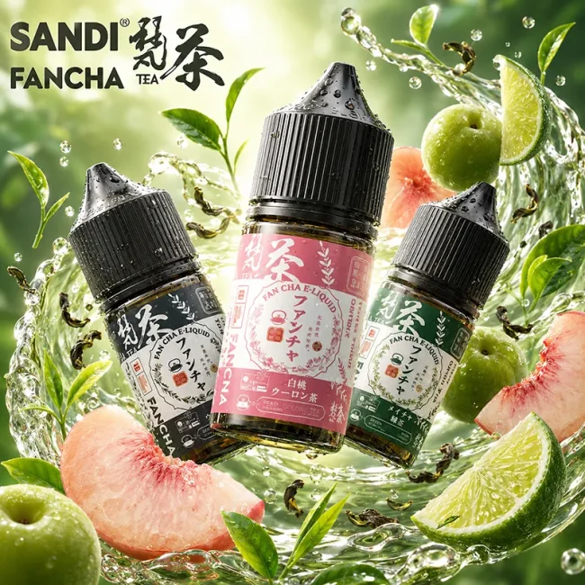 梵茶菸油商品主圖 梵茶菸油 SANDI FANCHA 30mL 35mg 低甜茶香尼古丁鹽商品主圖