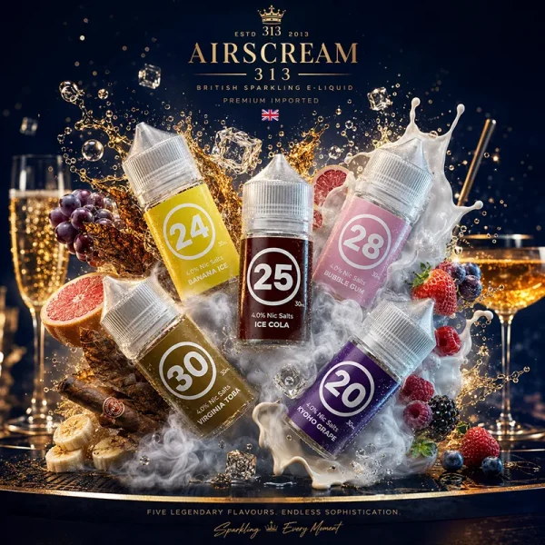 313 氣泡 AIRSCREAM 菸油主圖 313 氣泡 AIRSCREAM 30mL 40mg 菸油商品主圖