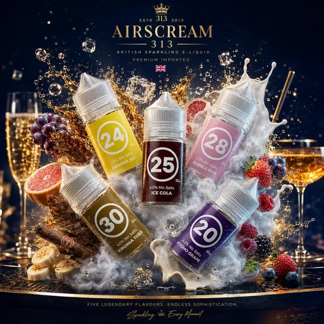 313 氣泡 AIRSCREAM 菸油主圖 313 氣泡 AIRSCREAM 30mL 40mg 菸油商品主圖