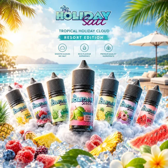 假日鹽 HOLIDAY SALT 菸油主圖 假日鹽 HOLIDAY SALT 30mL 35mg 菸油商品主圖