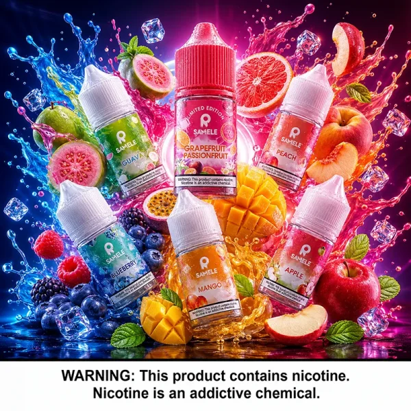 冰釀菸油 SAMELE 30mL 冰釀菸油 SAMELE 30mL 美國冰感水果尼古丁鹽主圖